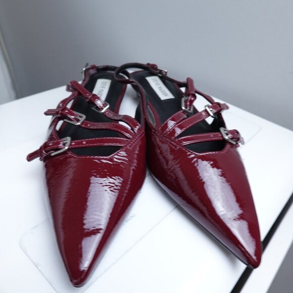 Steve Madden Women's Peony Strappy Pointed Toe Slingback Flats - Picture 7 of 7